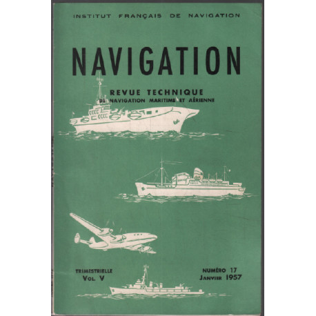Revue technique de navigation maritime et aérienne n° 17