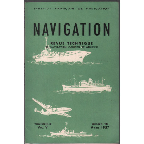 Revue technique de navigation maritime et aérienne n° 18