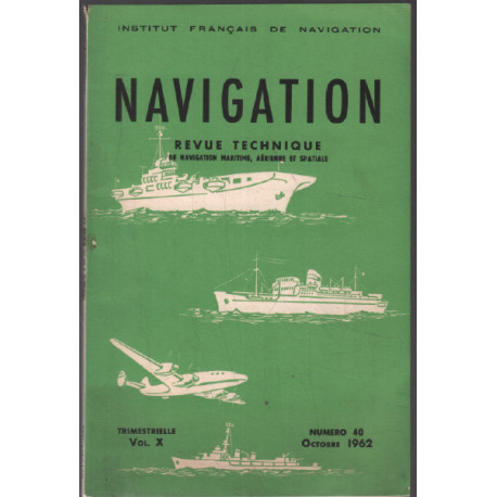 Revue technique de navigation maritime et aérienne n° 40