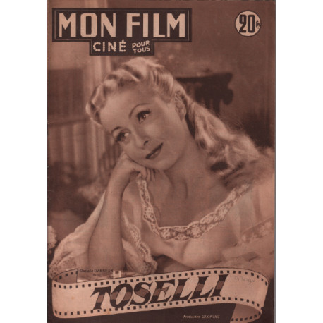 Toselli / Revue mon film n° 278 / danielle darrieux
