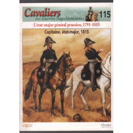 Capitaine état-major 1815 / cavaliers des guerres...