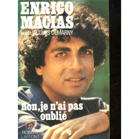 Non je n'ai pas oublié