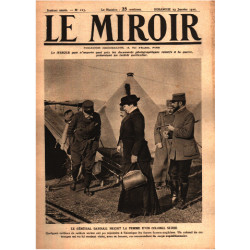 Le miroir publication hebdomadaire n° 113 / le generail sarrail...