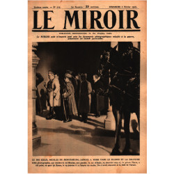 Le miroir publication hebdomadaire n° 115 / le roi exilé...