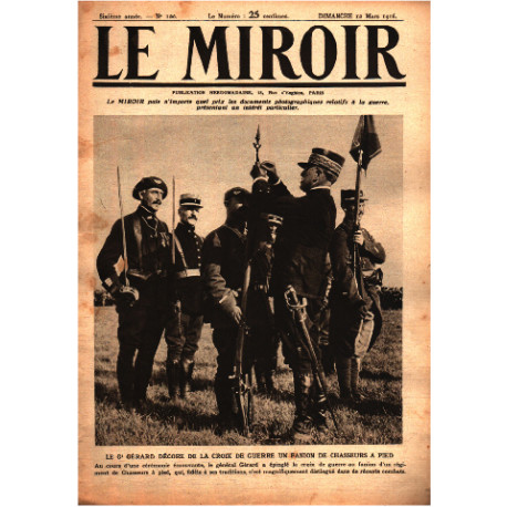 Le miroir publication hebdomadaire n° 120 / le general gerard...