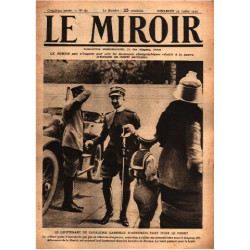 Le miroir publication hebdomadaire n° 87 / le lieutenant de...