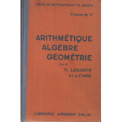 Arithmétique algèbre géométrie