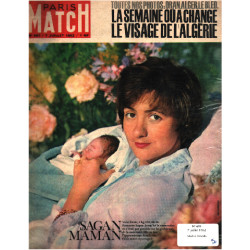 Paris match n° 691 / 7 juillet 1962 / marlon brando -francoise sagan