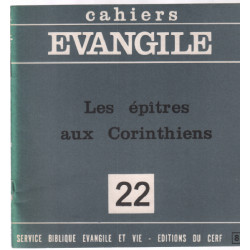 Cahiers évangile n° 22 / les épitres aux corinthiens