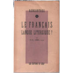 Le francais : langue liturgique
