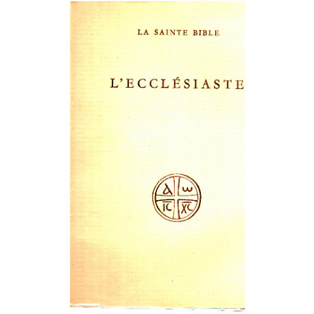 L'ecclésiaste