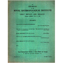 The journal of the royal anthropological institute of great britain...