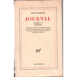 Journal tome IV : 1868-1874 (livre d'un service de presse)