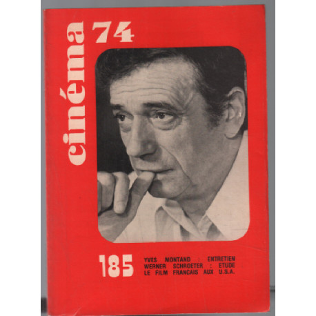 Yves montand / revue cinéma n° 185