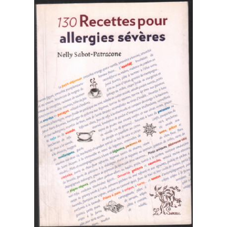 130 recettes pour allergies sévères