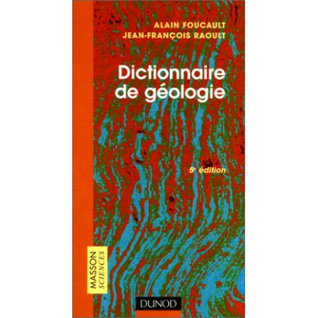 Dictionnaire de géologie 5e édition