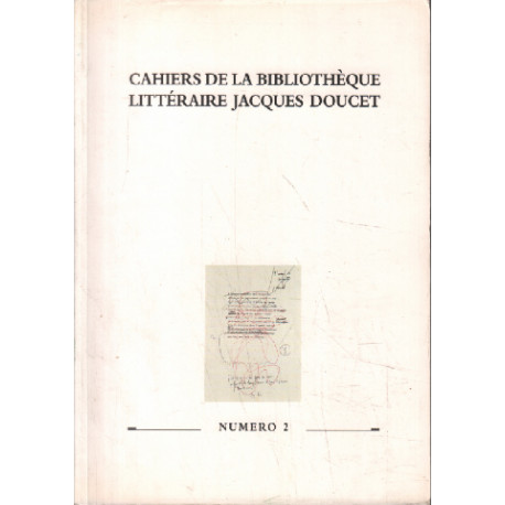 Cahiers de la bibliothèque littéraire numéro 2
