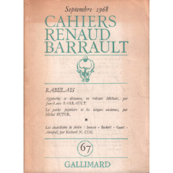 Cahiers renaud barrault n° 67 / septembre 1968