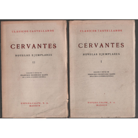 Novelas ejemplares (en 2 tomes )