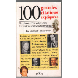 100 grandes citations littéraires expliquées