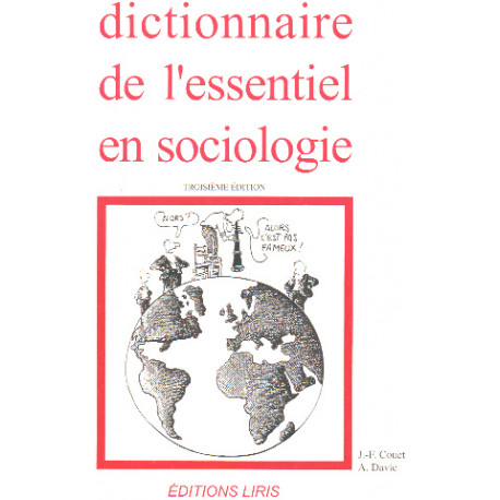 Dictionnaire de l'essentiel en sociologie. 3ème édition
