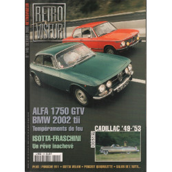 Revue rétroviseur n° 146 : alfa 1750 GTV bmw 2002 Tii dossier...