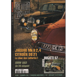 Revue rétroviseur n° 128 : jaguar MKII 2.4 et citroen DS21