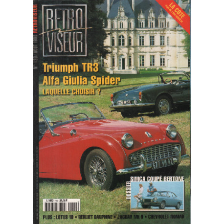 Revue rétroviseur n° 120 : dossier Simca coupé Bertone , triumph...