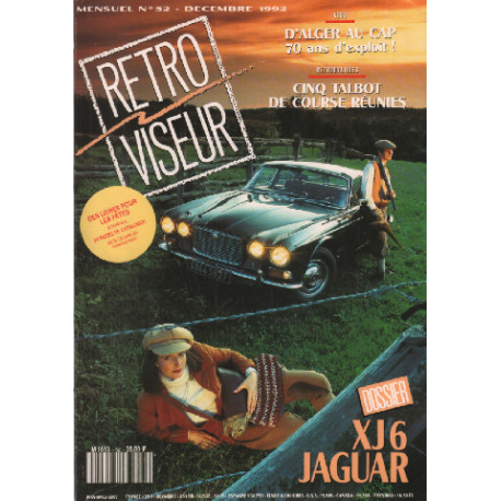 Revue rétroviseur n° 52 : dossier XJ6 jaguar , 5 talbots de course
