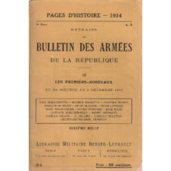 Pages d'histoire 1914-1918 / extraits des bulletins des armées de...
