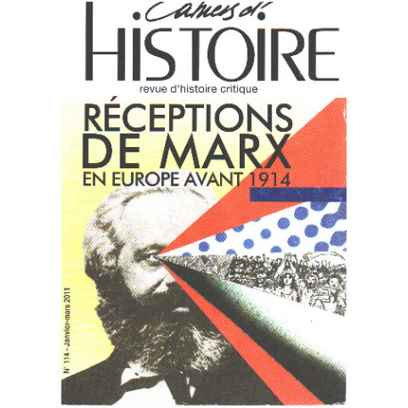 Cahiers Histoire Receptions de Marx en europe avant 1914