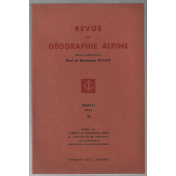Revue de géographie alpine (tome L1 fascicule 3)