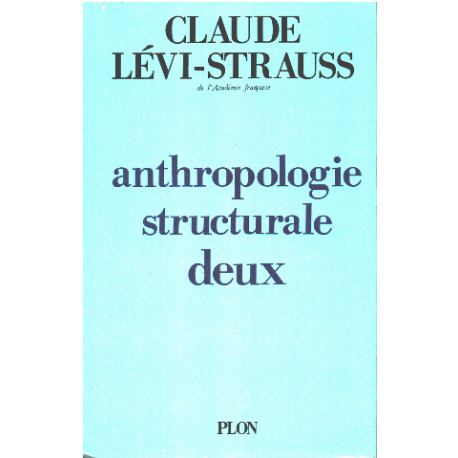 Anthropologie structurale t02