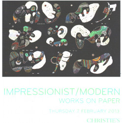 Impressionist / modern works on paper / thursday 7 february 2013