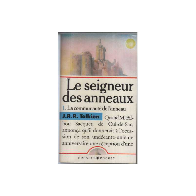 Le Seigneur Des Anneaux Tome 1
