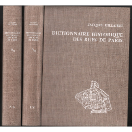 Dictionnaire historique des rues de paris (complet en 2 tomes)