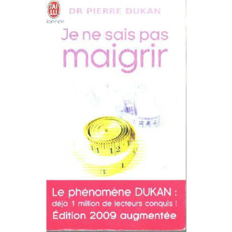 Je ne Sais pas Maigrir