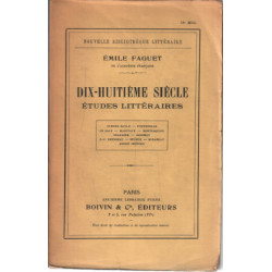 Dix-huitieme siecle / etudes littéraires