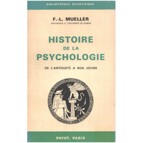 Histoire de la psychologie de l'antiquité à nos jours