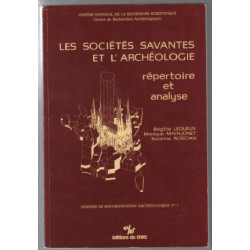Sociétés savantes et l'archéologie : Répertoire et analyse