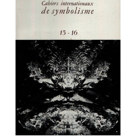 Cahiers internationaux de symbolisme n° 15-16
