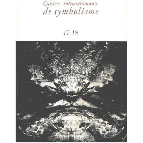 Cahiers internationaux de symbolisme n° 17-18