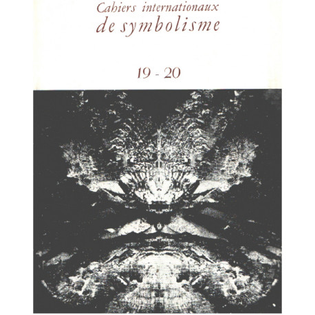Cahiers internationaux de symbolisme n° 19-20
