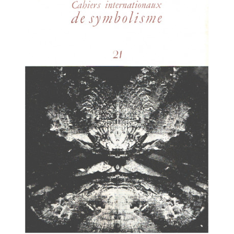 Cahiers internationaux de symbolisme n° 21