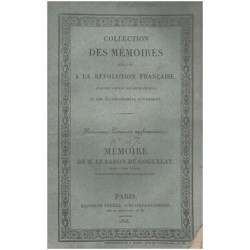 Memoire de Le Baron de Goguelat: Lieutenant General Sur Les...