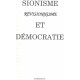 Sionisme révisionnisme et démocratie