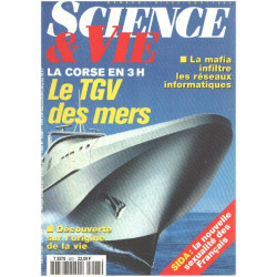 Science et vie n° 923 / la corse en 3H : Le TGV des mers