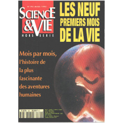 Science et vie n° 190 / les neuf premiers mois de la vie