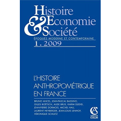 Histoire économie et société (1/2009) L'histoire...