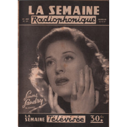 La semaine radiophonique 25 aout 1957